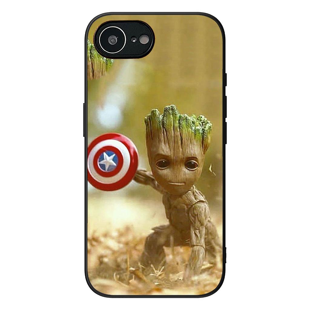 Чехол для телефона Стражи Галактики Грут для Apple iPhone 16 15 14 11 Pro Max 7 8 Plus SE2 SE3 SE 2022 2020