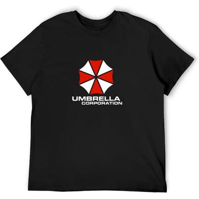 WUWEICHEN Umbrella Corporation Резидент Мужская Мужской Злое Подарок Винтажная Футболка Черная