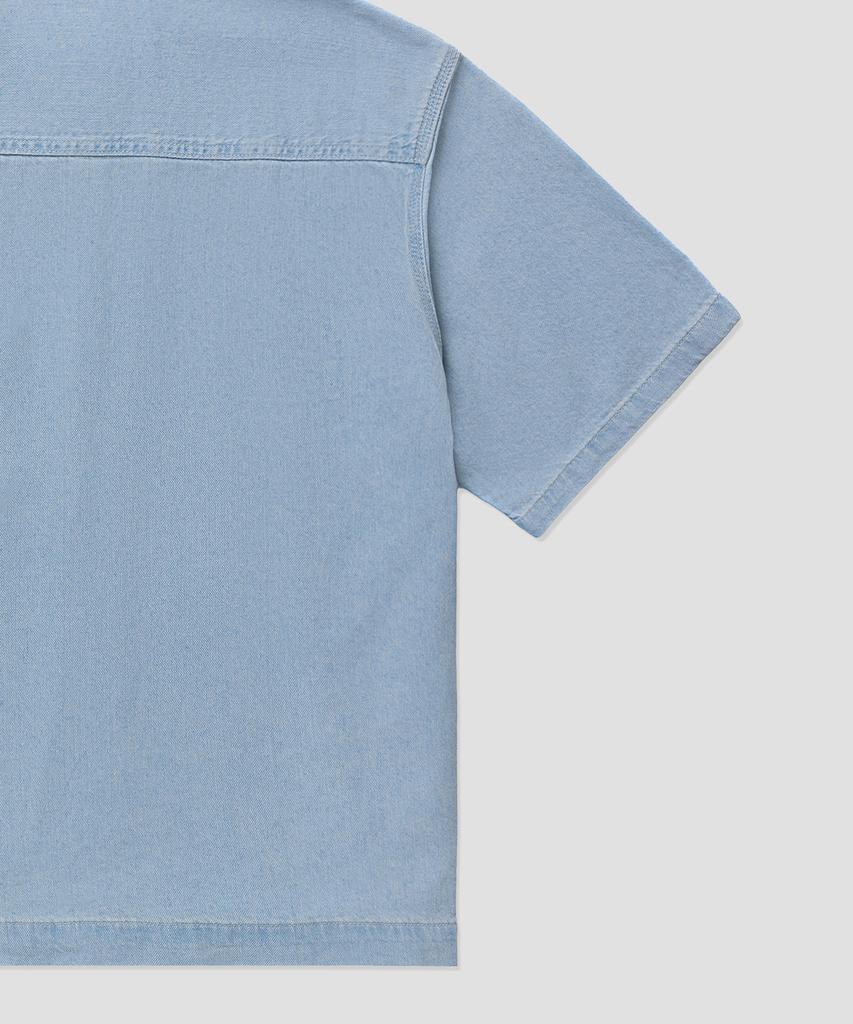 Dickies Свободная джинсовая рубашка с большим карманом Цвет: Туманно-синий