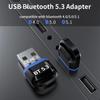 Bluetooth 5.3 Автомобильный беспроводной передатчик аудиоприемник адаптер USB Dongle Hands-free Call для автодинамика мышь клавиатура ноутбук
