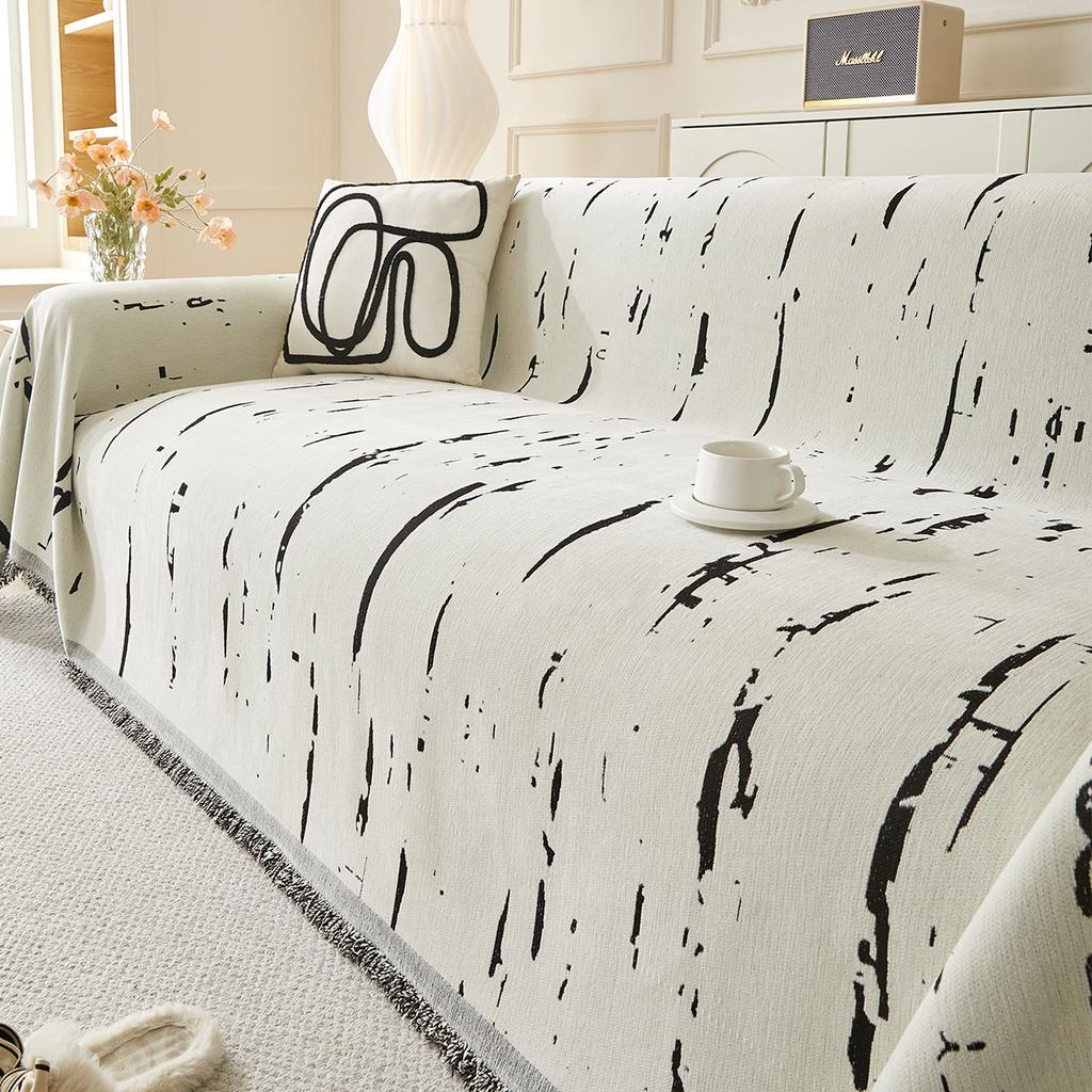 Simple Sofa Cover Towel High-Grade Four Seasons Universal Wear-Resistant Stain-Resistant Non-Stick Wool Sofa Cover