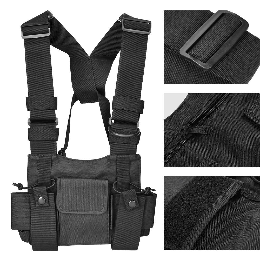 Рация Рюкзак Нагрудный Карман Универсальная Сумка Чехол для Двусторонней Радиостанции