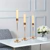 3Pcs/Set Exquisite Candlestick Holder Metal Table Candle Stand Candlelight Dinner Props  Wedding