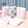 Transparent Inner Bag Photo Album Mini Printed Fabric Slip-In Album, Portable Floral Print Scrapbook with Sleeve Pages, Lightweight Cover Pocket