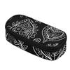 Pencil Pouch 300D Polyester Organized Storage Smooth Zipper with Mesh Pocket Removable Divider and Pen Slots for Daily School Use