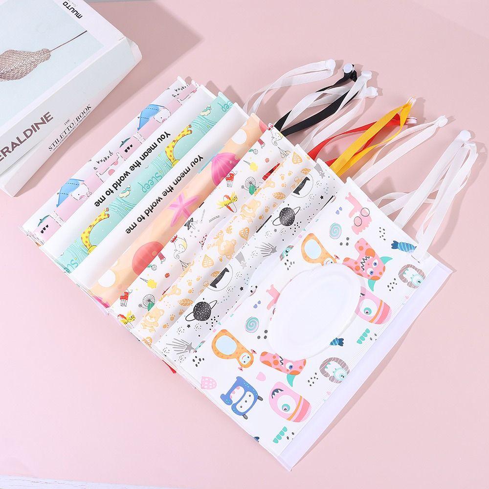 Accessories Baby Product Portable Wet Wipes Bag Wipes Holder Case Tissue Box Cosmetic Pouch
