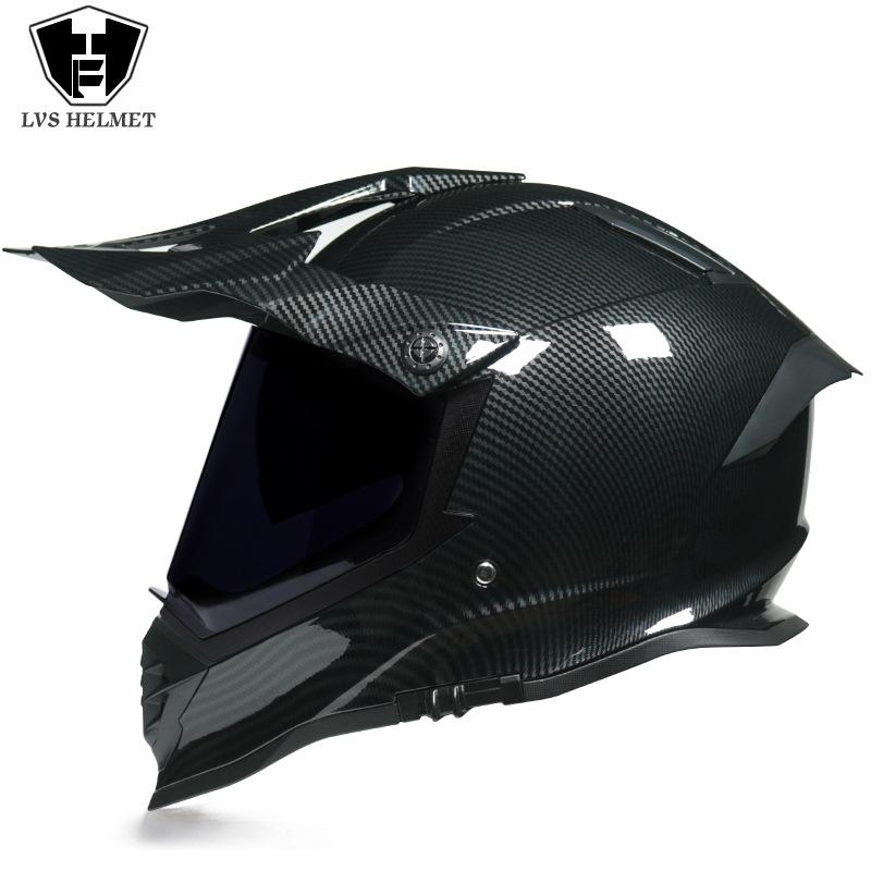 Off-road Rally Helmet Full Helmet Locomotive Long-distance Men's and Women's Multifunctional New Double Lens Highway Rally Universal in All Seasons