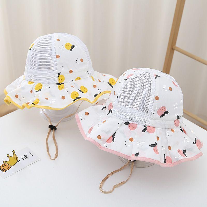 Summer Thin Hat with Large Brim for Sun Shading Baby Mesh Fisherman Hat for Boys and Girls Summer Sun Hat