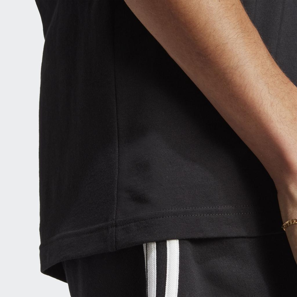 adidas originals Adicolor Classics Trefoil T-shirt 'Black' Men's IA4815