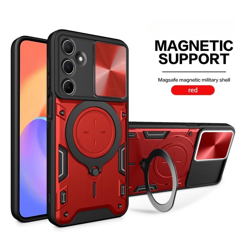 Для Samsung Galaxy M55 M54 M53 M35 Магнитный держатель-кольцо для пальца Военный защитный чехол