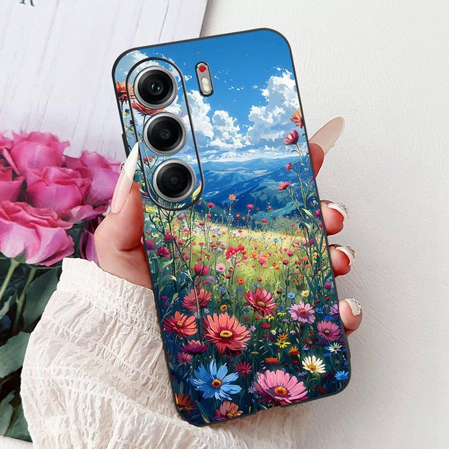 Чехол для Tecno Camon 40 Pro 5G CM7 Милый Кот Крутой Расписной Мягкий Силикон ТПУ Задняя Крышка Для Tecno Camon40 Camon 40Pro Чехлы для Телефона