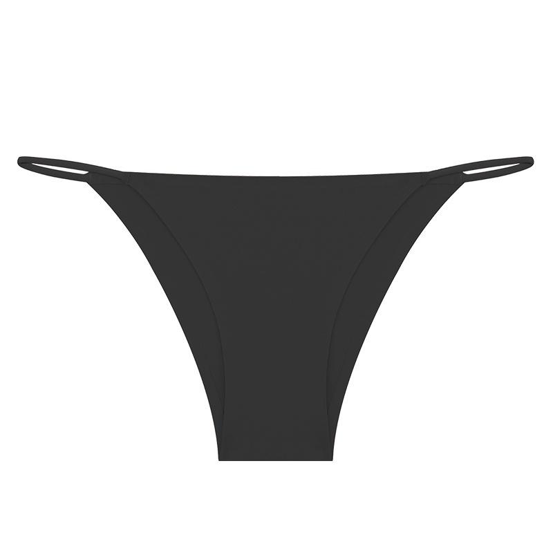 FINETOO Бесшовные трусики, однотонное нижнее белье для женщин, сексуальный дизайн с талией, удобное нижнее белье, трусы