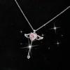 Cupid's Heart Angel Pendant Necklace - Romantic Qixi Gift for Girlfriend