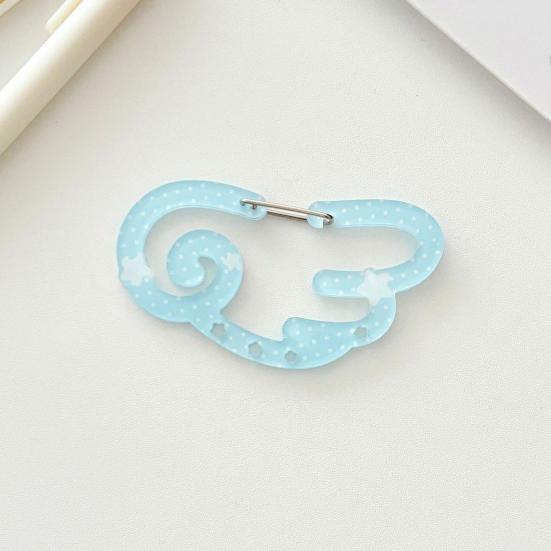 Акриловый брелок с крючком-клипсой, легкая подвеска-украшение, брелок для ключей, шарм для сумки/автомобиля, аксессуар для рюкзака