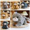 Stuffed Doll Simulation Cat Plush Toys Fluffy Animal Cartoon Kitty Dolls  Car Decor