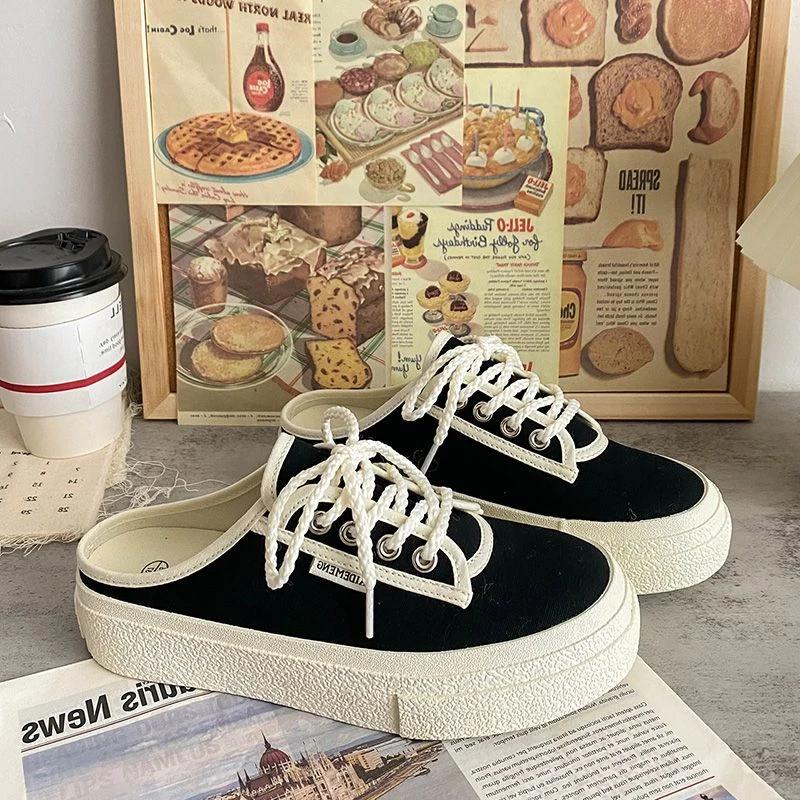 Женские тапочки и сандалии резиновая обувь кроссовки лето 2024 черные шлепанцы детские мюли спортивные хлопковые с каблуком-платформой