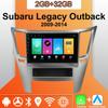 Android Carplay автомобильное радио для Subaru Legacy Outback 2009-2014 мультимедийный проигрыватель головное устройство стерео GPS навигация BT WIFI 2+32 ГБ