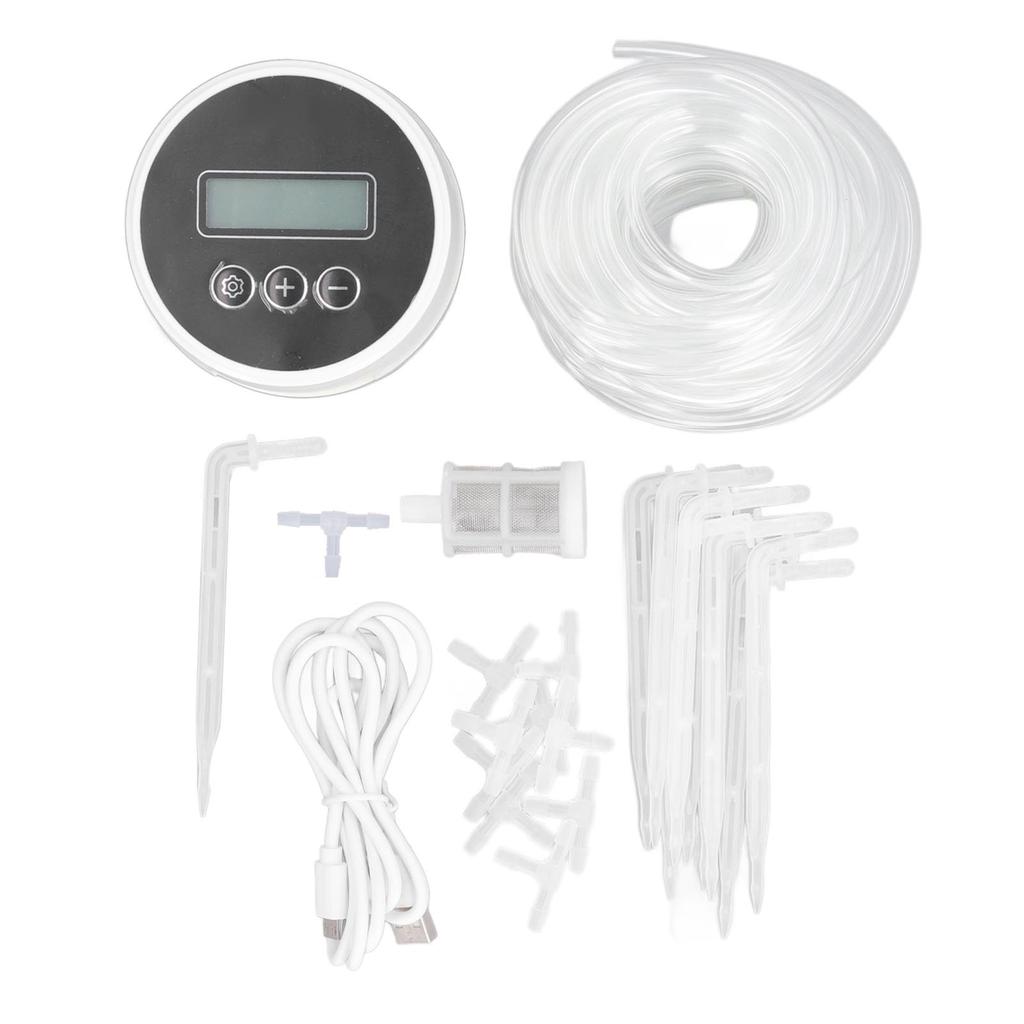 ЖК-автоматическая система полива с питанием от USB или батареи, умный таймер капельного орошения, водяной насос для 10