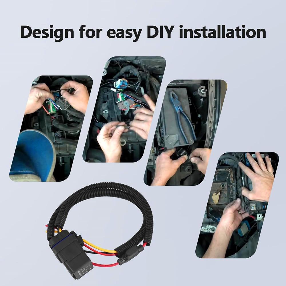 Комплект промышленных жгутов проводов заменяет 68269523AD, простая замена автомобильных аксессуаров, простая установка для Ram1500