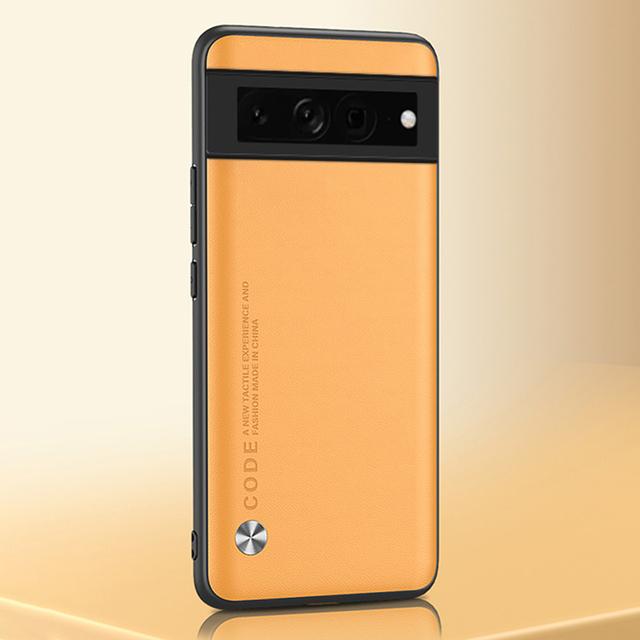 Роскошный простой чехол из искусственной кожи для Google Pixel 6 7 Pro 6A, задняя крышка, противоударный ультратонкий матовый силиконовый чехол для телефона Google Pixel 5 4 XL 4A 5A 5G