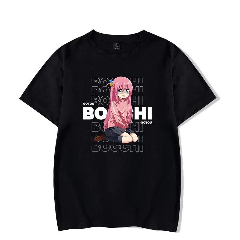 Классическая Специальная Выпуск Bocchi the Rock Готоу Хитори Манга Аниме Футболка Удобная Хип-Хоп Узор Короткий Рукав Футболка