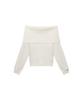 INSTANTFUNK Wool Off-Shoulder Knit