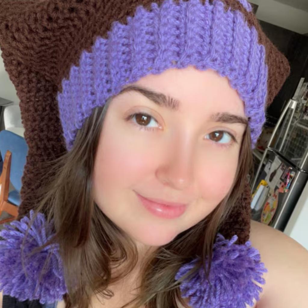 New Handmade Crocheted Horn Braid Party Funny Halloween Parent-child Hat