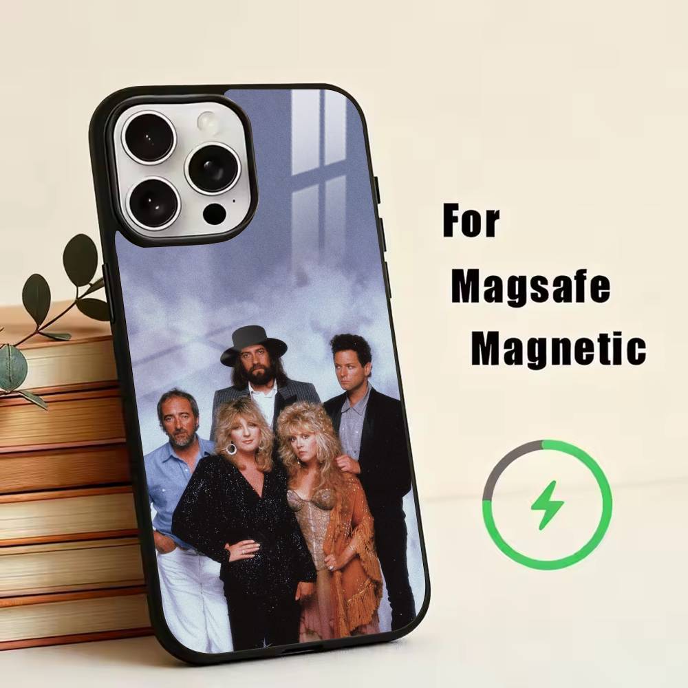 Band F-Fleetwood M-Mac Phone Case For iPhone17,16,15,14,13,12,11 Plus,Pro Magnetic For Magsafe Wireless Charging