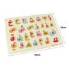 Детские пазлы с цифрами, образовательные алфавитные головоломки, игрушка, деревянная