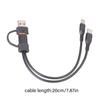 USB C разветвитель 1 в 2 выхода Зарядка USB C разветвитель данных Кабель-удлинитель Type C + USB адаптер для аксессуаров телефона и ноутбука