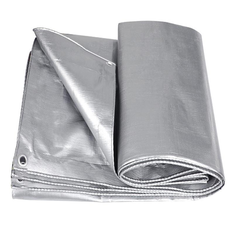 Thickened Sunshade Tarpaulin Truck Outdoor Sunscreen Tarpaulin Waterproof Double Silver Sunshade Cloth Rainproof Cloth