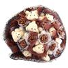 Bear Bouquet Mix Day Gift Bouquet Plush Toy Present Q-FLA Mother's QA-13