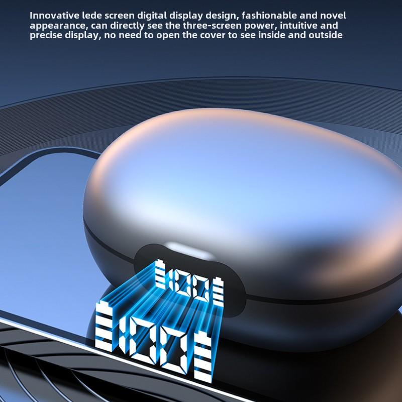 Двойные Bluetooth-наушники, полувставные наушники, безболезненное ношение, беспроводные спортивные Bluetooth-наушники с длительным сроком службы батареи