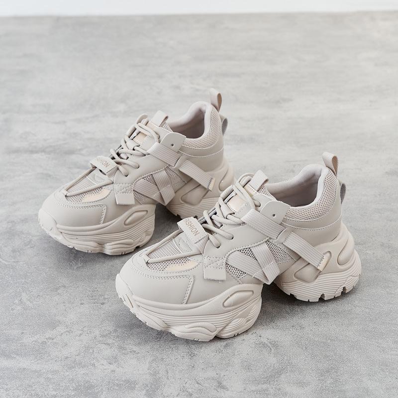 European Platform Shoes Women's Trendy Autumn New Height-increasing Small Muffin Versatile Sports and Leisure Shoes