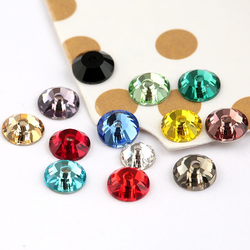 Горячая Распродажа Дрель Белое Плоское Дно Среднее Отверстие Дрель Guomao A Дрель Круглая Стеклянная Дрель Аксессуары Для Одежды Ювелирные Изделия Аксессуары