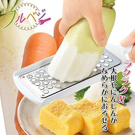 Shimojima Industry Made Japan Full Veggie Stainless Grater Dishwasher Safe FV-605 Niigata Tsubame Sanjo
