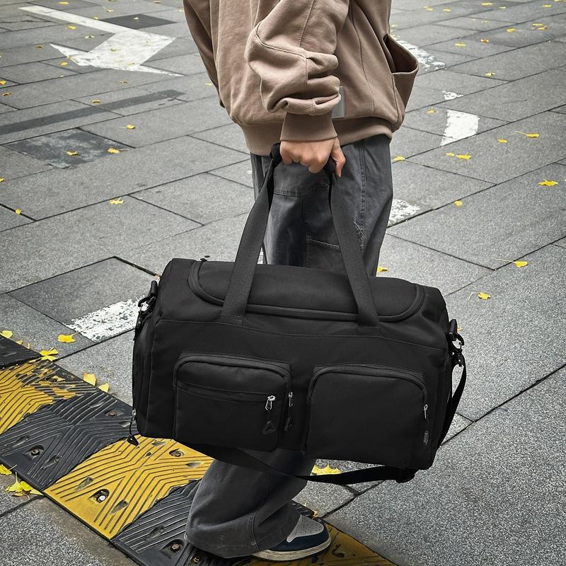 Выходная сумка ручной клади большой вместимости с функцией снижения давления, отделение для влажных и сухих вещей, тренировочная сумка для спортзала, пояс, отделение для обуви