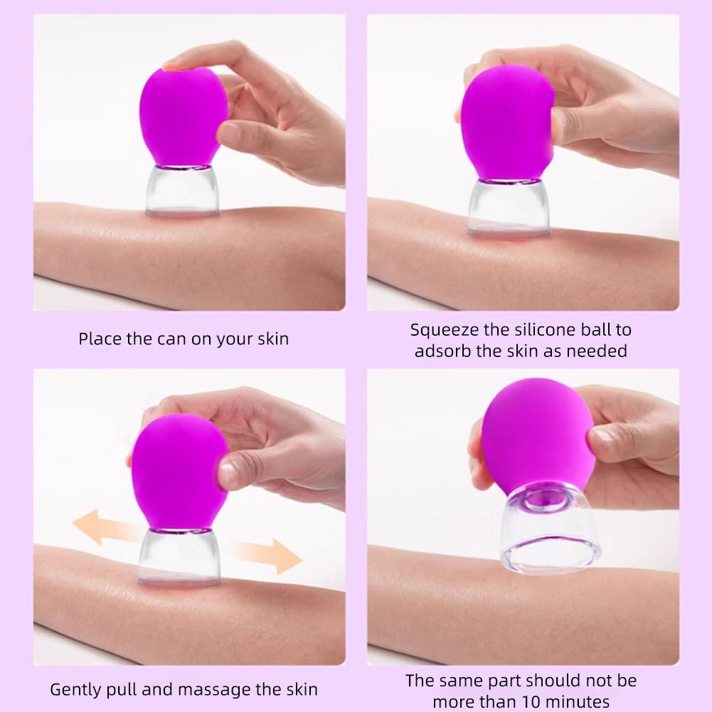 Силиконовый аппарат для лица, Многофункциональный вакуумный аппарат с отрицательным давлением, Инструмент для подтяжки кожи гуаша