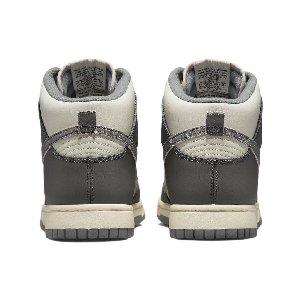 Nike Dunk High SE Light Bone Мужские кроссовки Серый Tumbled-Grey Coconut-Milk DM0582-001