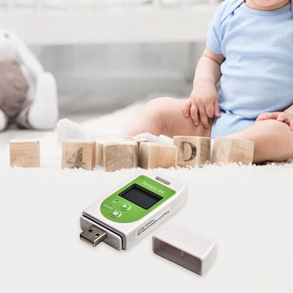 Высокоточный USB-логгер температуры с функцией записи статистики Монитор температуры для лекарств Задержка включения Точность температуры