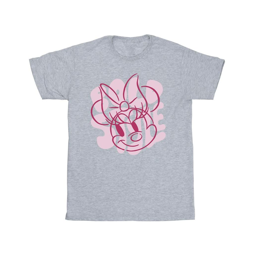 Disney Mens Minnie Mouse Bold Style T-Shirt