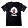 Super Mario Unisex Adult Boo T-Shirt
