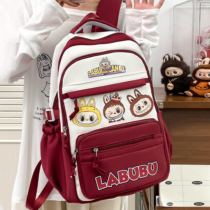 Рюкзак LABUBU Школьный рюкзак Рюкзак Детская сумка LABUBU Рюкзак для начальной школы Рюкзак для девочки Рюкзак для мальчика Школьный рюкзак 6 цветов