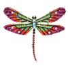 Rhinestone Enamel Dragonfly Brooches For Women Colorful Insect Pin 2 Colors Available New Design 2023