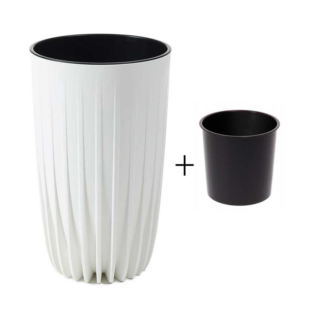Donica Stripped Wysoka Eco Recykling
