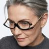 Magnification Folding Eyeglasses Rotating Design Presbyopia Glasses  Reading Use
