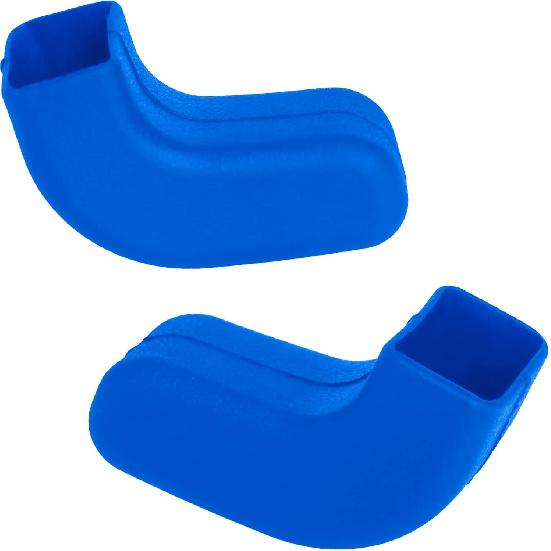 Blue Factory Bumper Tow Hook Covers Fit For Jeep Wrangler JK JL & Gladiator JT 2007- Front Bumper, Add Cushioned Grip To Tow Strap Recovery, Protect