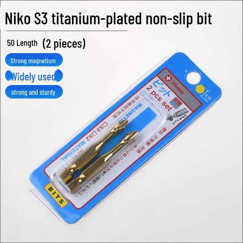 Противоскользящая ударная отвертка с прочной магнитной крестообразной головкой и зубчатой пневматической отверткой Ручная дрель