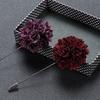 Men's Suit Tuxedo Flower Lapel Stick Pin Brooch Wedding Party Prom Accessory