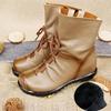 Women's Demi-season Boots Made of Genuine Leather
